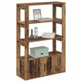 vidaXL Servírovacia skriňa Staré drevo 30 x 80 x 119.5 cm