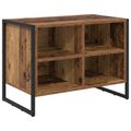 vidaXL Skriňa na topánky 60 x 35 x 44 cm Kompozitné drevo Staré drevo