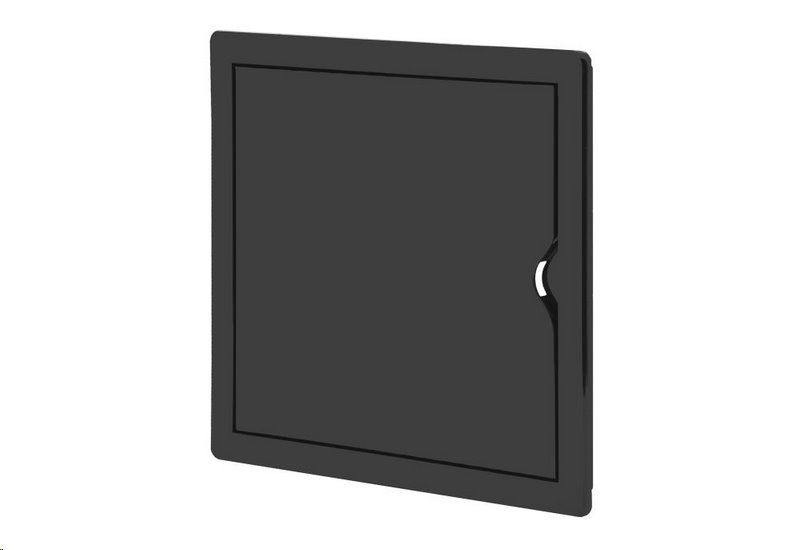 VIRONE 200x200 plastové revizné dvere - čierna