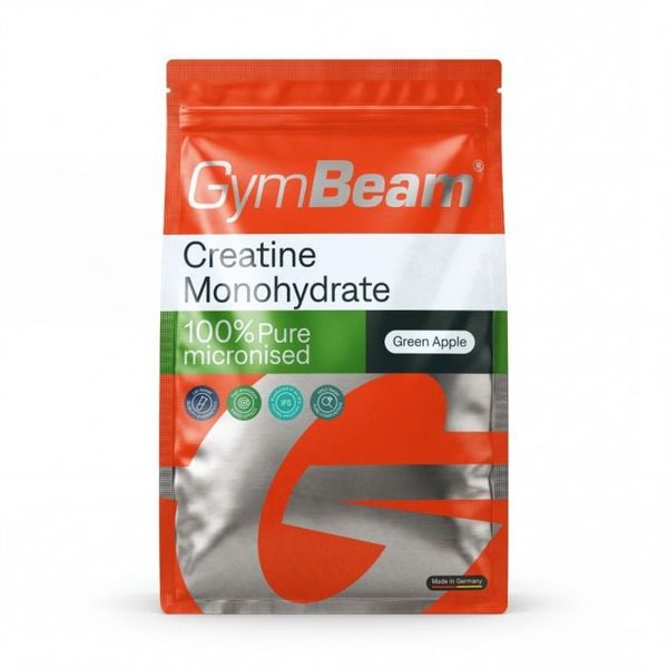 100% Mikronizovaný kreatín monohydrát, zelené jablko, 1500 g