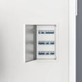 vidaXL Access Panel Biela 33 x 23 x 3 cm Oceľ