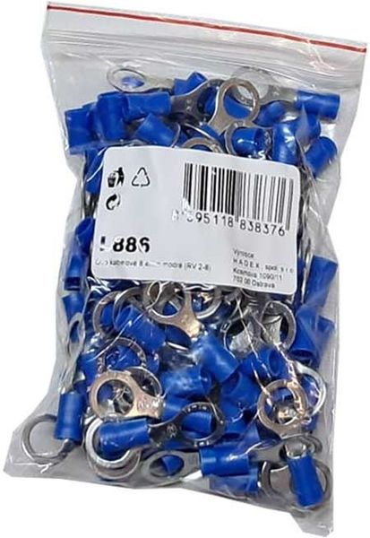 Oko káblové 8,4mm modré (RV 2-8), balenie 100ks