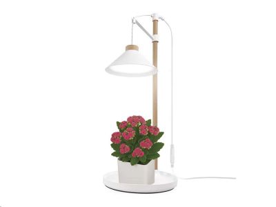 Pěstební lampa EMOS Z7905 LED GROW 7 W, časovač, bílá