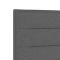 vidaXL Posteľ boxspring s matracom Tmavosivá 100 x 200 cm Látka