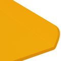 vidaXL Závesná polica 3 ks Horčicová žltá 40 x 9 x 2,5 cm Oceľ