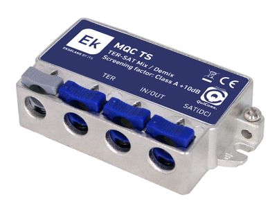 ITS MQC TS - TV/SAT slučovač, vnútorný, LTE filter, QuiCoax