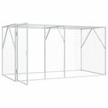 vidaXL Klietka pre vtákov Antracit 208 x 102 x 108 cm Pozinkovaná oceľ