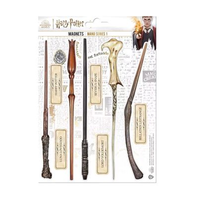 Sada magnetiek Harry Potter - Čarodejnícke prútiky 1 (10 ks)