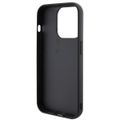 Guess puzdro pre iPhone 15 Pro 6,1" GUHCP15LPMSDGSK čierne HC PU Disco Script Metal