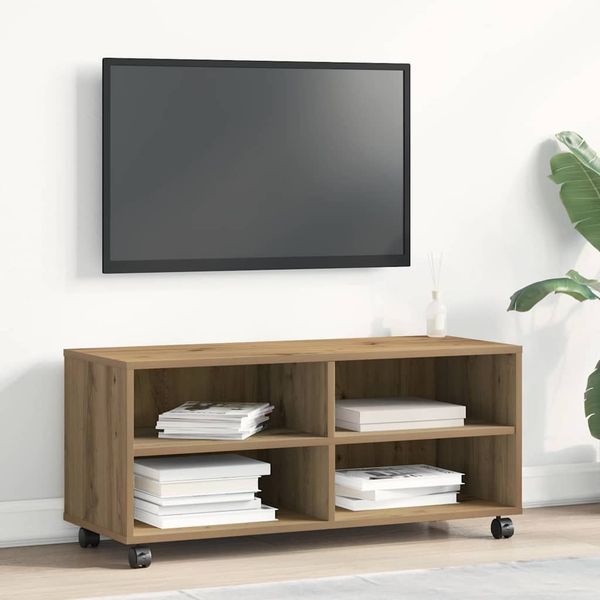 vidaXL TV skrinka Hnedá 90 x 35 x 40.5 cm Kompozitné drevo