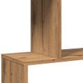 vidaXL Rozdeľ. knižnica 5-posch. dub artisan 70x24x161cm kompoz. drevo