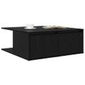 vidaXL Konferenčný stolík Čierny dub 80 x 80 x 31 cm Kompozitné drevo