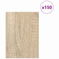 vidaXL Dekoračné panely 150 ks Dub sonoma 15 x 21 x 0,27 cm