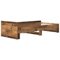 vidaXL Rám postele s čelom Staré drevo 80 x 200 cm Kompozitné drevo