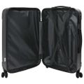 vidaXL Kufor so zámkom 3 ks Tmavosivá 50 x 31 x 78 cm ABS plast