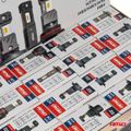 LED žiarovky hlavného svietenia Hybrid séria H1 H3 H4 H7 HB3 HB4 6000K Canbus 16 sád AMiO-04120