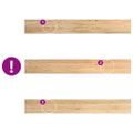vidaXL Okenný parapet 2 ks 110x15x2 cm neošetrený dubový masív