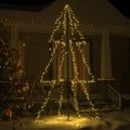 vidaXL Vianočný stromček, kužeľ, 300 LED, dovnútra aj von 120x220 cm