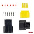 Sada elektrických konektorov vodotesných 3 PIN 2,2 mm AMiO-04347