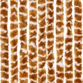 vidaXL Záves proti muchám okrovo-biely 90x200 cm ženilka