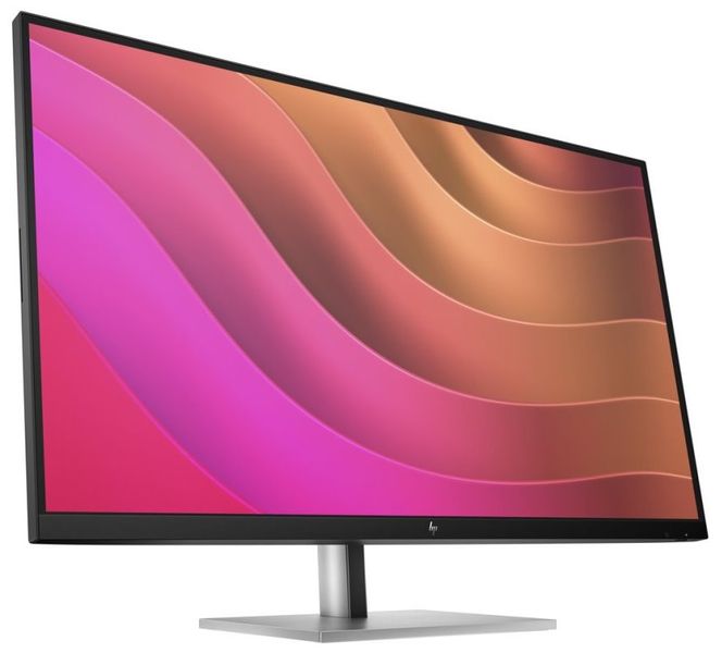 HP/E32k G5/31,5"/IPS/4K UHD/60Hz/5ms/Blck-Slvr/3R LED monitor, 31,5", IPS, 3840×2160, 5ms, 350cd/m2, DisplayPort, HDMI, 2× USB-C, 3× USB, RJ-45, Pivot, repro, VESA, cerno-stríbrný