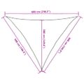 vidaXL Tieniaca plachta 160 g/m² tmavozelená 5x5x6 m HDPE