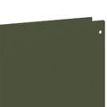 vidaXL Obrubník trávnika 20 ks 100 x 18 cm Oceľ Olivovo zelená