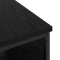 vidaXL Nočný stolík Čierny dub 41 x 28 x 76 cm Kompozitné drevo