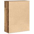 vidaXL Knižnica staré drevo 60x24x76,5 cm kompozitné drevo