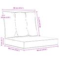 vidaXL Vankúš na vonkajšiu pohovku Polyester Sivá 60 x 50,5 cm