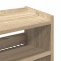 vidaXL Regál na topánky dub sonoma 60x25x81 cm spracované drevo