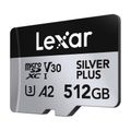 Karta pamäte Lexar High-Performance Silver Plus microSDXC 512GB + adaptér