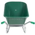 vidaXL Wheelbarrow Green 90 L 150 kg Pozinkovaná oceľ a plast