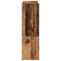 vidaXL Regál na topánky staré drevo 60x25x81 cm spracované drevo