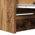 vidaXL TV skrinka lesklá staré drevo 80x35x54 cm spracované drevo