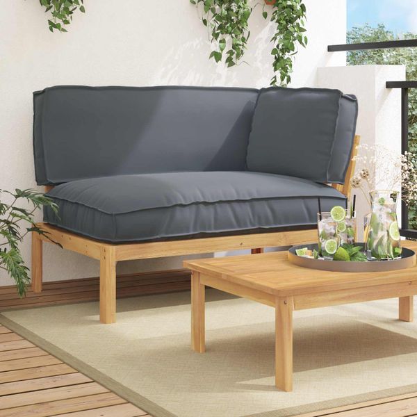 vidaXL Sada pohoviek Antracit 133 x 92 x 69 cm Pevné akáciové drevo