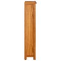 vidaXL Knižnica so 4 policami 70x22x110 cm dubový masív