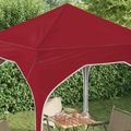 vidaXL Prístrešok na párty 194 x 194 x 245 cm Vínovo červená