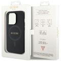 Puzdro Guess pre iPhone 14 Pro Max 6,7" GUHMP14XPSAHMCK čierna HC PU Saffiano Magsafe