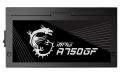 OPRAVENÉ - MSI zdroj MPG A750GF/ 750W/ ATX/ akt. PFC/ 10 let celková záruka/ 140mm ventilátor/ modulární kabeláž/ 80PLU Zdroj, ATX, 750W, 10 let celková záruka, aktivní PFC, 140mm ventilátor, odpojitelné kabely, 80PLUS Gold - OPRAVENÉ