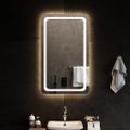 vidaXL LED kúpeľňové zrkadlo 60x100 cm