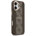 Obal Guess pre iPhone 17 HC MAGSAFE PU W/ 4G PU STRIPE hnedá