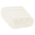 vidaXL Poťah na podložku 6 pcs HEERLEN Biela Ø 15 x 40 cm PV fleece