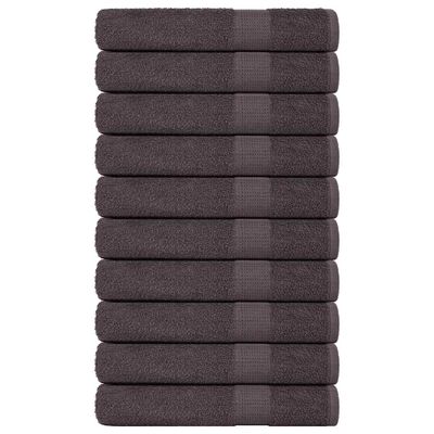 vidaXL Uteráky FROGN 10 ks antracitové 100x200 cm 360 g/m²