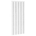 vidaXL Záves proti hmyzu z chenille Svetlo šedá a biela 90 x 200 cm