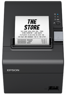 EPSON TM-T20III, USB, ethernet, thermo, tmavo šedá