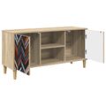 vidaXL TV skrinka OMMEN 102 x 33 x 50 cm Sonoma Kompozitné drevo