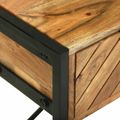 vidaXL Toaletný stolík Hnedá 100 x 40 x 120 cm Pevné akáciové drevo