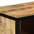 vidaXL Skriňa na topánky 50 x 30 x 110 cm Masívne mango drevo Hnedá