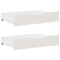vidaXL Zásuvky pod posteľ 2 ks biele 80x55x17 cm masívna borovica
